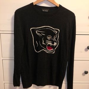 The Kooples Sport Sweater with Jaguar